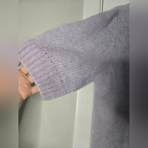 Mango Lilac Short-Sleeve Sweater - Picture 5 of 6